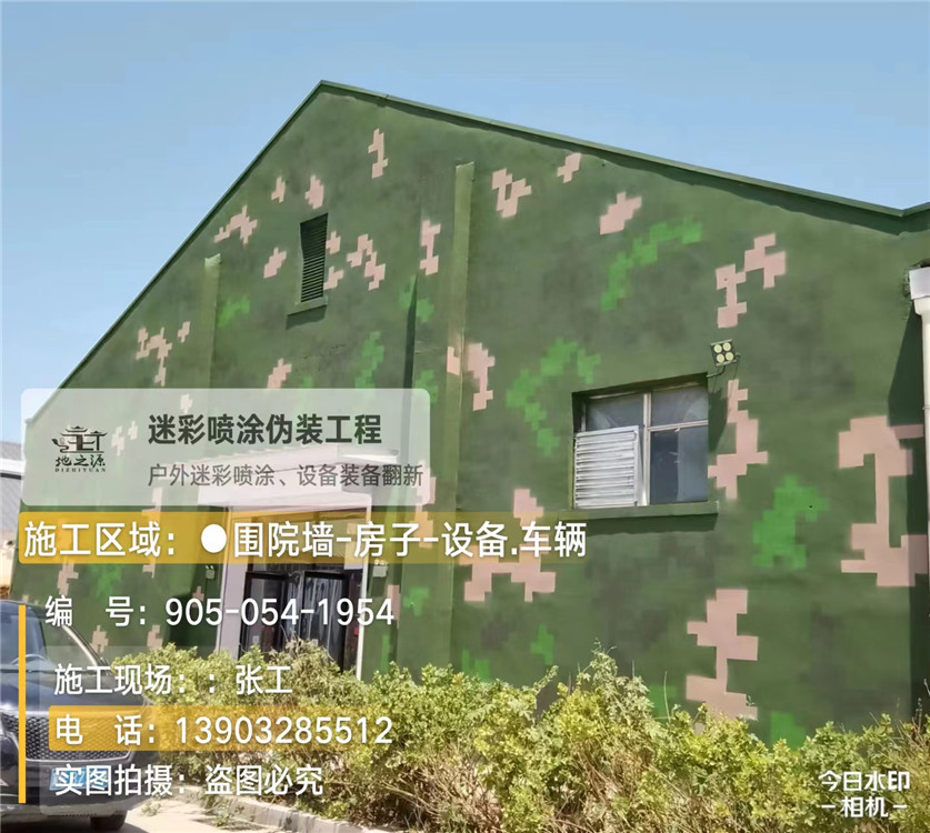 南宁外墙数码迷彩漆施工报价清单(100㎡标准墙面测算)